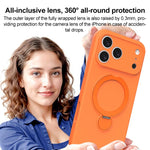 Liquid Silicone MagSafe Holder Phone Case, For iPhone 17 Pro Max, For iPhone 17 Pro, For iPhone 17, For iPhone Air