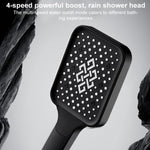 13 Inch Square Overhead Top Spray Pressurized Shower Head Shower Nozzle