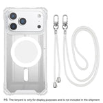 XDcase Four-Corner Hole Shockproof Magnetic Phone Case, Lanyard Not Included, For iPhone 17 Pro Max, For iPhone 17 Pro