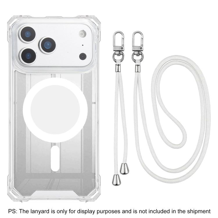 XDcase Four-Corner Hole Shockproof Magnetic Phone Case, Lanyard Not Included, For iPhone 17 Pro Max, For iPhone 17 Pro