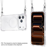 XDcase Four-Corner Hole Shockproof Magnetic Phone Case, Lanyard Not Included, For iPhone 17 Pro Max, For iPhone 17 Pro