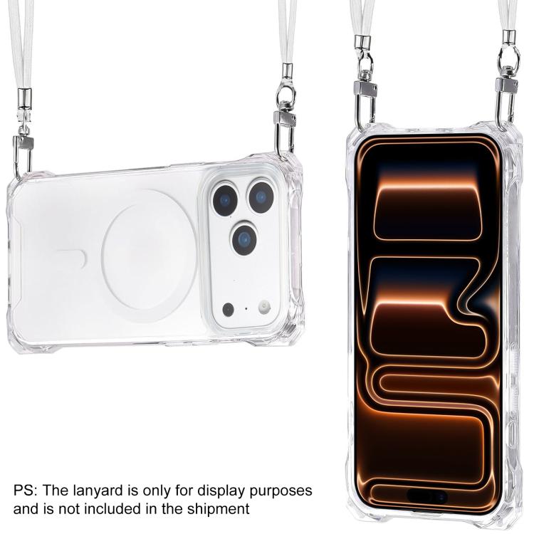 XDcase Four-Corner Hole Shockproof Magnetic Phone Case, Lanyard Not Included, For iPhone 17 Pro Max, For iPhone 17 Pro