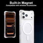 XDcase Four-Corner Hole Shockproof Magnetic Phone Case, Lanyard Not Included, For iPhone 17 Pro Max, For iPhone 17 Pro