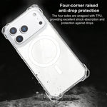 XDcase Four-Corner Hole Shockproof Magnetic Phone Case, Lanyard Not Included, For iPhone 17 Pro Max, For iPhone 17 Pro