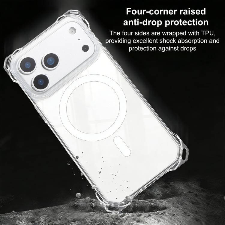 XDcase Four-Corner Hole Shockproof Magnetic Phone Case, Lanyard Not Included, For iPhone 17 Pro Max, For iPhone 17 Pro