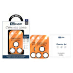 XDcase 2pcs Integrated Translucent Frosted Acrylic Camera Lens Protector, For iPhone 17 Pro Max, For iPhone 17 Pro
