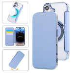 Ultra-thin Magnetic Plating Vegan Leather Phone Case, For iPhone 17 Pro Max, For iPhone 17 Pro, For iPhone 17, For iPhone Air, For iPhone 16e, For iPhone 16 Pro Max