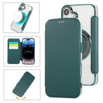 Ultra-thin Magnetic Plating Vegan Leather Phone Case, For iPhone 17 Pro Max, For iPhone 17 Pro, For iPhone 17, For iPhone Air, For iPhone 16e, For iPhone 16 Pro Max