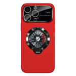 Glaze PC Camera Window Gyro Kickstand Magnetic Phone Case, For iPhone 16 Plus, For iPhone 16, For iPhone 15 Pro Max, For iPhone 15 Pro, For iPhone 15 Plus, For iPhone 15