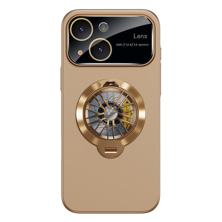 Glaze PC Camera Window Gyro Kickstand Magnetic Phone Case, For iPhone 16 Plus, For iPhone 16, For iPhone 15 Pro Max, For iPhone 15 Pro, For iPhone 15 Plus, For iPhone 15