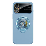 Glaze PC Camera Window Gyro Kickstand Magnetic Phone Case, For iPhone 16 Plus, For iPhone 16, For iPhone 15 Pro Max, For iPhone 15 Pro, For iPhone 15 Plus, For iPhone 15