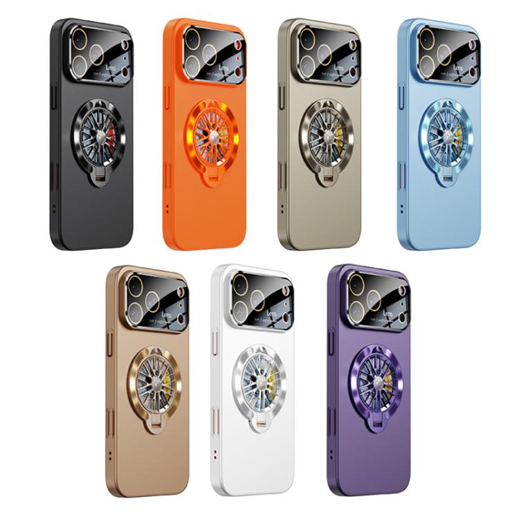 Glaze PC Camera Window Gyro Kickstand Magnetic Phone Case, For iPhone 16 Plus, For iPhone 16, For iPhone 15 Pro Max, For iPhone 15 Pro, For iPhone 15 Plus, For iPhone 15