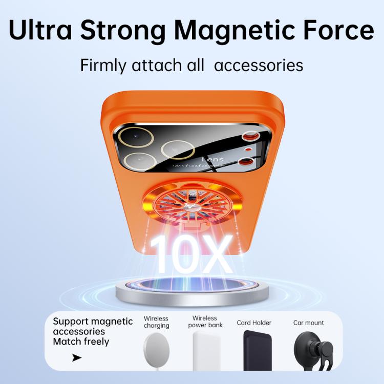 Glaze PC Camera Window Gyro Kickstand Magnetic Phone Case, For iPhone 16 Plus, For iPhone 16, For iPhone 15 Pro Max, For iPhone 15 Pro, For iPhone 15 Plus, For iPhone 15
