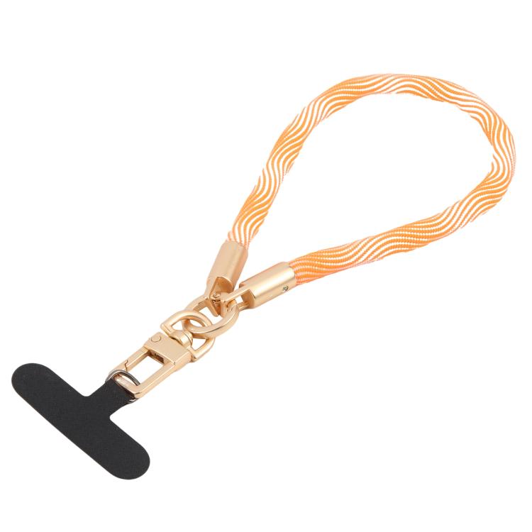 Gold-Tone Buckle Short Phone Lanyard Wrist Strap