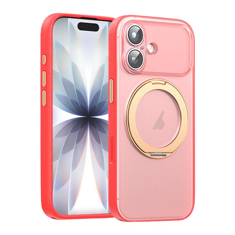 Vegan Leather Magnetic Phone Case with 360 Degrees Rotating Stand, For iPhone 17 Pro Max, For iPhone 17 Pro, For iPhone 17