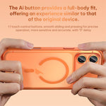 Vegan Leather Magnetic Phone Case, For iPhone 17 Pro Max, For iPhone 17 Pro, For iPhone 17