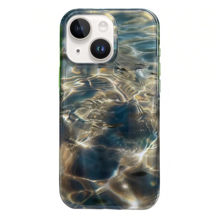 Rounded Edge IMD Pattern TPU Phone Case, For iPhone 15 Pro Max, For iPhone 15 Pro, For iPhone 15