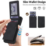 Retro Faux Leather Detachable Spring Loaded Card Bag Magnetic RFID Phone Case, For iPhone 17e / 16e, For iPhone 17 Pro Max, For iPhone 17 Pro, For iPhone 15 Plus, For iPhone 15, For iPhone 14 Plus, For iPhone 14 / 13, For iPhone 12 / 12 Pro