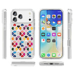 Transparent Crystal Red Heart Pattern Phone Case, For iPhone 17 Pro Max, For iPhone 17 Pro