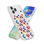 Transparent Crystal Red Heart Pattern Phone Case, For iPhone 17 Pro Max, For iPhone 17 Pro