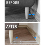 Clear Acrylic Furniture Anti-Slip Protective Gasket Wall Spacers, Single Set/Pack, Two Set/Pack