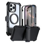 Acrylic Full Coverage Magnetic Phone Case with Back Clip, For iPhone 17 Pro Max, For iPhone 17 Pro, For iPhone 17, For iPhone Air, For iPhone 16 Pro Max, For iPhone 16 Pro