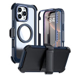 Acrylic Full Coverage Magnetic Phone Case with Back Clip, For iPhone 17 Pro Max, For iPhone 17 Pro, For iPhone 17, For iPhone Air, For iPhone 16 Pro Max, For iPhone 16 Pro
