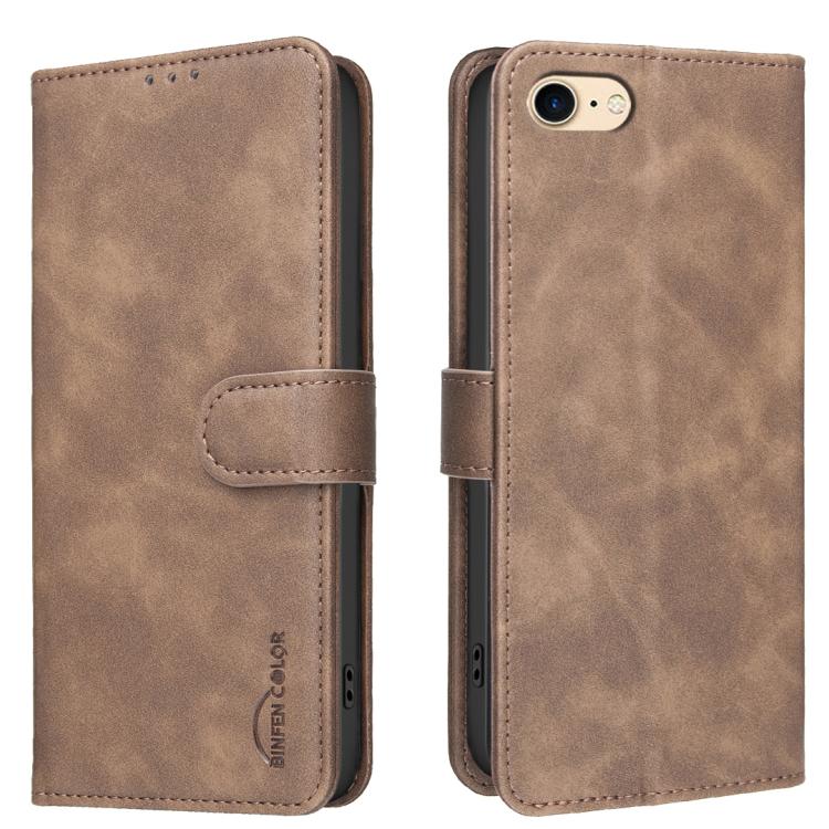 Solid Color Calfskin Texture RFID Vegan Leather Phone Case, For iPhone XS Max, For iPhone 6 Plus/7 Plus/8 Plus, For iPhone 6 / 7 / 8