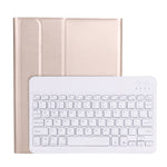 A098BS Detachable Ultra-thin Backlight Bluetooth Keyboard Protective Case for iPad Air 11 2024 / 2025 / Air 4 10.9 inch 2020, with Stand & Pen Slot, A098BS