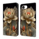 Crystal-Like Painted Vegan Leather Phone Case, For iPhone 17e / 16e, For iPhone 17 Pro Max, For iPhone 17 Pro, For iPhone 17