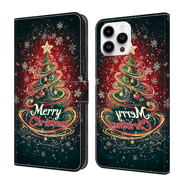Crystal-Like Painted Vegan Leather Phone Case, For iPhone 15 Pro Max, For iPhone 15 Pro, For iPhone 14 / 13, For iPhone 14 Pro