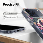 IMD Blue Light Jungle Series Magnetic Phone Case, For iPhone 13 Pro Max, For iPhone 13 Pro