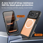 RedPepper V Series IP68 Waterproof Magnetic Phone Case, For iPhone 17 Pro, For iPhone 17