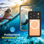 RedPepper V Series IP68 Waterproof Magnetic Phone Case, For iPhone 17 Pro, For iPhone 17