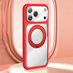 Precision Hole Skin-Feel Magnetic Holder Phone Case with AI Shutter Button, For iPhone 17 Pro Max, For iPhone 17 Pro