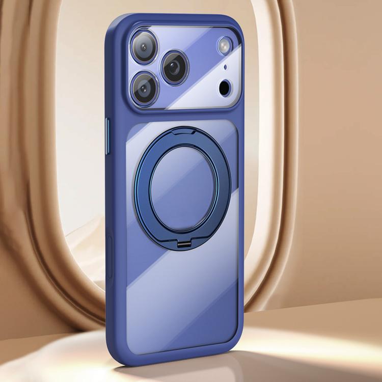 Precision Hole Skin-Feel Magnetic Holder Phone Case with AI Shutter Button, For iPhone 17 Pro Max, For iPhone 17 Pro
