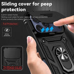 XDcase Sliding Camshield Ring Holder Magnetic Phone Case, For iPhone 17 Pro Max, For iPhone 17 Pro, For iPhone 17, For iPhone Air