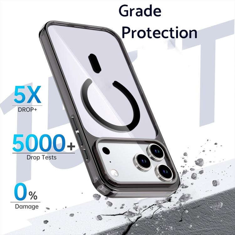 Crystal Colorful Magnetic Phone Case, For iPhone 17 Pro Max, For iPhone 17 Pro