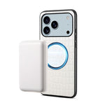Denior A09 Crocodile Texture PU Vegan Leather Magnetic Phone Case, For iPhone 17 Pro Max, For iPhone 17 Pro