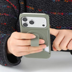 Skin Feel Holder Card Slot Magnetic Phone Case, For iPhone 17 Pro Max, For iPhone 17 Pro, For iPhone 17, For iPhone Air, For iPhone 16 Pro Max, For iPhone 16 Pro, For iPhone 16, For iPhone 15 Pro Max