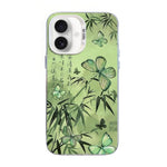 Butterfly Pattern Silver Plating PC Hybrid TPU Phone Case, For iPhone 17e / 16e, For iPhone 17 Pro Max, For iPhone 17 Pro, For iPhone 17, For iPhone Air, For iPhone 16 Pro Max