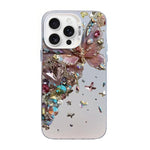 Butterfly Pattern Silver Plating PC Hybrid TPU Phone Case, For iPhone 17e / 16e, For iPhone 17 Pro Max, For iPhone 17 Pro, For iPhone 17, For iPhone Air, For iPhone 16 Pro Max