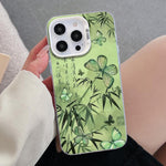 Butterfly Pattern Silver Plating PC Hybrid TPU Phone Case, For iPhone 12 mini, For iPhone 11 Pro Max, For iPhone 11, For iPhone 11 Pro, For iPhone XS / X, For iPhone XR