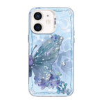 Butterfly Pattern Silver Plating PC Hybrid TPU Phone Case, For iPhone 12 mini, For iPhone 11 Pro Max, For iPhone 11, For iPhone 11 Pro, For iPhone XS / X, For iPhone XR