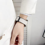 xDfind Litchi Texture Vegan Leather Magnetic Buckle Watch Band, For Apple Watch 42 / 44 / 45 / 46 / 49mm, For Apple Watch 38 / 40 / 41 / S11 42mm