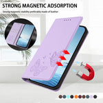 Strong Magnetic Dual Butterfly RFID Vegan Leather Phone Case, For iPhone 14 Pro Max, For iPhone 13 Pro Max, For iPhone 13 Pro, For iPhone 12 / 12 Pro