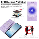 Strong Magnetic Dual Butterfly RFID Vegan Leather Phone Case, For iPhone 17e / 16e, For iPhone 17 Pro Max, For iPhone 17 Pro, For iPhone 17
