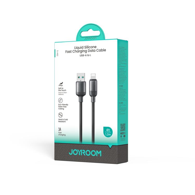 JOYROOM S-A62 Lively Series 3A USB-A to 8 Pin Fast Charging Data Cable, Length: 1.2m, USB-A to 8 Pin