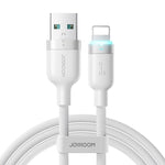 JOYROOM S-A63 StarWay Series 1.2m 3A USB-A to 8 Pin Auto Power-Off Fast Charging Data Cable, USB-A to 8 Pin