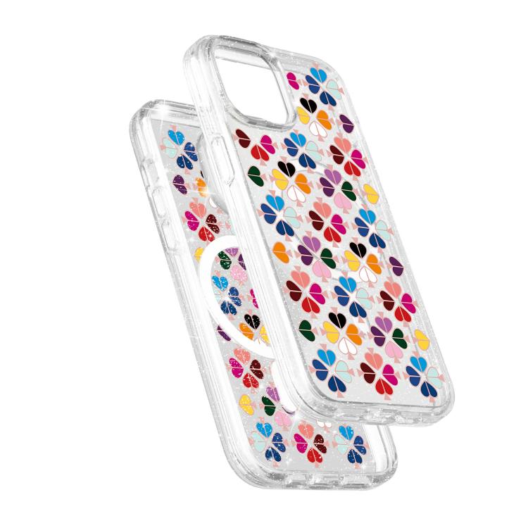 Glittering Crystal Red Heart Pattern Magnetic Phone Case, For iPhone 15, For iPhone 14 Plus, For iPhone 14, For iPhone 14 Pro, For iPhone 14 Pro Max, For iPhone 13 Pro Max, For iPhone 13 Pro, For iPhone 13